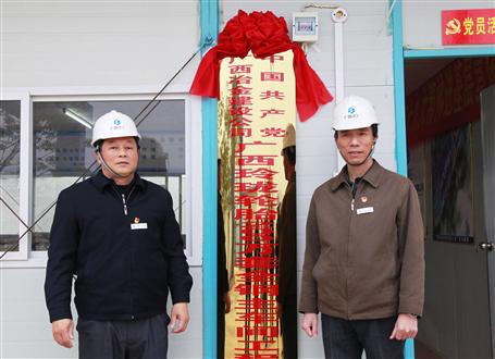 發(fā)揮戰(zhàn)斗堡壘作用！冶建又一個項目部黨支部揭牌