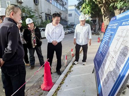 洪進興到冶建公司項目調(diào)研指導(dǎo)